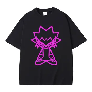 Рапърът Кен Карсън котка графичен печат тениска мъже жени мода хип-хоп карикатура аниме тениска мъжки смешно извънгабаритни памук тениска