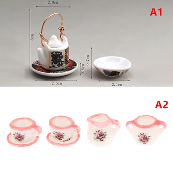 1/12 1/8 BJD кукла къща аксесоари керамични прибори за хранене чай чаша с различни цветове за 11.5 