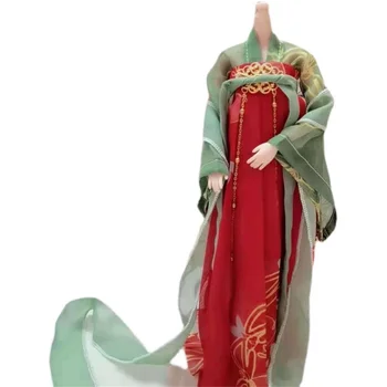 1/6 Женски китайски древна традиция Ханфу рокля костюм r за 12inch Elf фигура модел облекло амин SUitToys