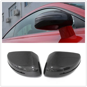 Carbon Fiber Mirror Cover Car Exterior Side Rear View Caps Case Замяна за Audi R8 TT TTS TTRES 2007-2014