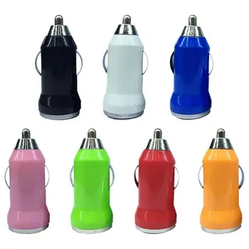 Colorful Single Confucius Bullet Car Charging Single Port Usb 5V1A Split ABS Mobile Fast Charging Car Mobile Phone Charge