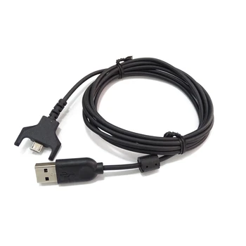 ESTD 2m Mouse Lines Замяна Издръжлив PVC USB кабел за мишка за GPro Wireless GPRO Superlight Black