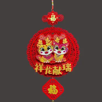 Felt Dragon Zodiac Felt Pendant Traditional Dragon Year Chinese Dragon Ornament Festival Dragon Peace Blessing Pendant