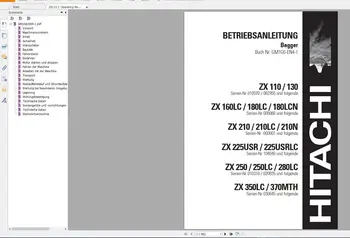 Hitachi Excavator 26.5 GB DVD PDF Актуализирано [7.2020] Работилница и техническо ръководство & Схема на окабеляване