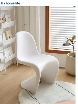 HY Nordic стол за хранене пластмасови творчески ежедневни мебели за трапезария могат да бъдат подредени ергономични мебели за стол за трапезария
