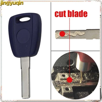 Jingyuqin Uncut / Cut Blade Flip сгъваем дистанционно кола ключ случай ключ черупка Fob замяна за Fiat 500 Ducato транспондер ключ