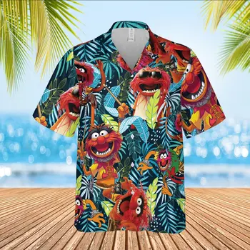 M Хавайска риза ваканционна риза A02