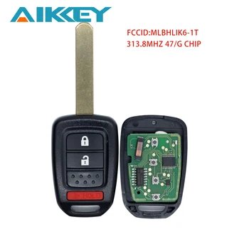 MLBHLIK6-1T Ключ за кола Дистанционно управление Fob ключ за превозно средство 313.8MHZ 47 / G CHIP PCF7961 за Honda CR-V 2013-2014 Crosstour 2013-2015