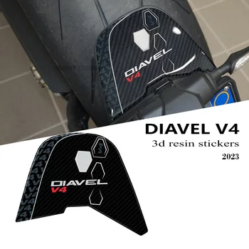 NEW Аксесоари за мотоциклети Регистрационен табела Area Protector 3D епоксидна смола стикер комплект за Ducati Diavel V4 2023-