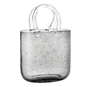 Nordic Glass Fish Tank Стъклена ваза Прозрачна чанта Хидропонно цветно подреждане Ваза Декорация на маса Чанта Стъклена ваза