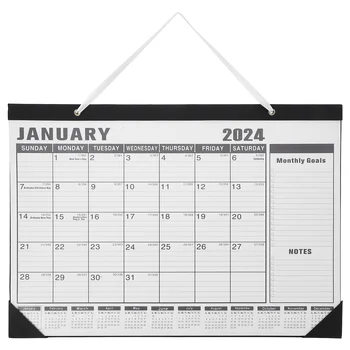Office календар Английски висящ календар Забележка Стенен висящ календар Офис аксесоар