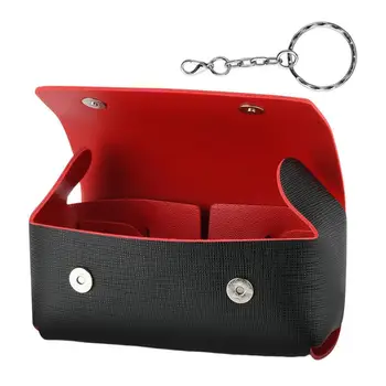 Portable мода червило чанта PU кожа ключодържател ключодържател ключалката аксесоар ключодържател подаръци аксесоари Балсам за устни червила ключодържатели