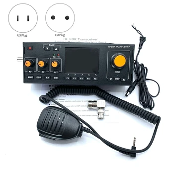 RS-918 плюс HF SDR приемо-предавател MCHF-QRP приемо-предавател любителски късовълново радио с микрофонно зарядно устройство 3.4AH