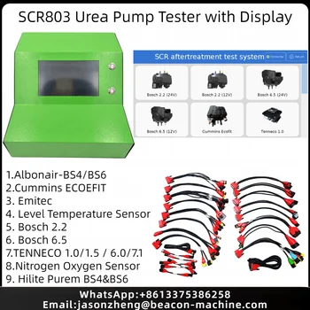 SCR803 Nox сензор карбамид помпа тестер дозиране дозатор помпа машина за тестване на Bosch 2.2 / 6.5 Ecofit Tenneco Albonair BS4 / BS6