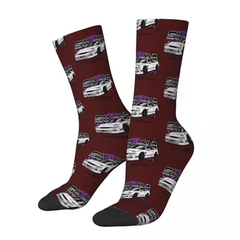 Silvia Street Seeker Datsun Унисекс зимни чорапи Хип-хоп Щастливи чорапи Уличен стил Луд чорап