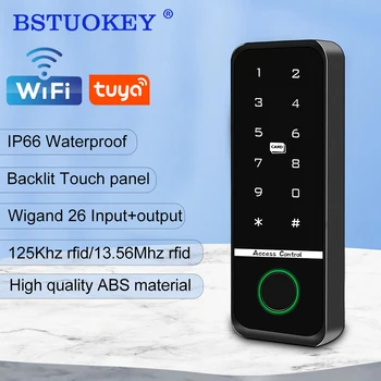 Tuya Smart пръстови отпечатъци врата заключване клавиатура Wifi водоустойчив IP66 открит порта парола RFID IC карта ап безключов вход електрически заключване