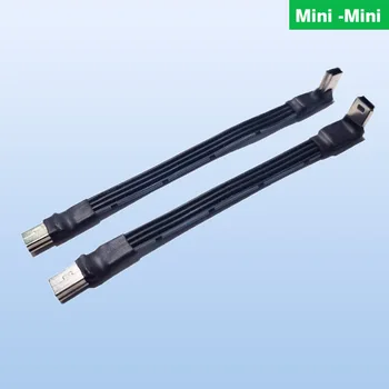 USB (мини-мини) дрон зареждане силиконов къс кабел мобилен телефон кабел за данни USB мек кабел Високоскоростен трансфер на данни Mini To Mini