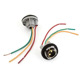 Uxcell 1157 Мигач Спирачна крушка Socket Wire Harness Connector 2 бр.