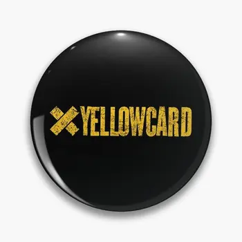 Yellowcard мек бутон ПИН дрехи шапка любовник подарък декор карикатура смешно творчески жени бижута яка брошка значка ревера ПИН