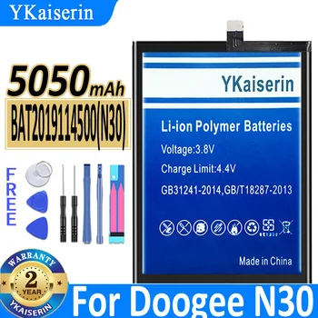 YKaiserin Чисто нова BAT2019114500 батерия 5050mAh За DOOGEE N30 мобилен телефон Bateria + Track NO