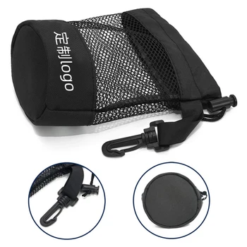 YOUZI найлон голф топка чанта голям капацитет 16.5x 14cm тежкотоварни окото шнур чанта с дръжка каишка за тенис топки фитнес душ