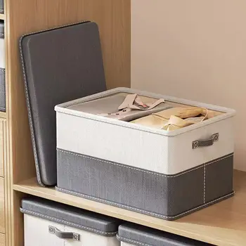 Z4313 Кутия за съхранение на дрехи, гардероб с голям капацитет, кутия за съхранение и организация на общежитието, кутия за съхранение до леглото