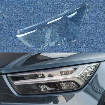 Автомобилен капак на фаровете Стъклена обвивка Преден фар Прозрачен абажур Калъф за автоматична светлинна лампа за Volvo XC40 2020-2023