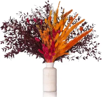 естествен пампас трева букет бонсай изкуствени декоративни цветя за дома аксесоари бюро скандинавски маса сватба
