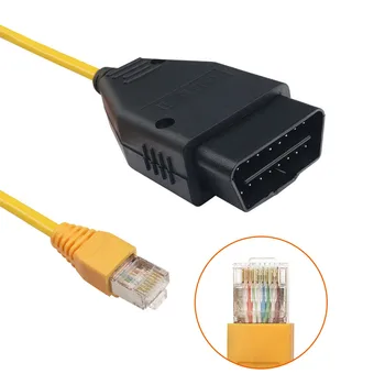 За BMW ENET кабел Ethernet към OBD OBD2 кабелна линия за данни BMW ICOM 2 адаптер за кодиращ конектор ICOM BMW OBD2 инструменти за диагностика на автомобили