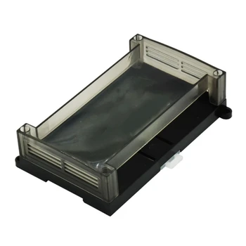  индустриална контролна кутия панел PLC корпус PCB черупки прозрачна пластмаса PLC 150x90x40 кутия модул PLC кутия