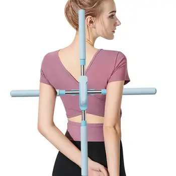 Йога пръчици за разтягане Издръжлив и силен инструмент за разтягане на йога стик Коректор на стойката на гърба за възрастни и деца