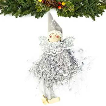 Коледно дърво ангели творчески сладък коледно дърво ангел изящни ангел декорации декоративни фея кукли за празнично парти