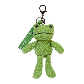 Мини за жаба ученическа чанта висулка ключодържател плюш за творчески за кукла за бо