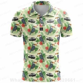Мъже поло риза къс ръкав спортен риболов голф тенис тениска Tee високо качество марка Polos тактически военни ревера T риза
