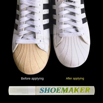 Обувки петна отстраняване водоустойчиви маратонки анти-окисляване писалка ремонт допълнителен цвят бял отидете жълт обувки избелване почистване