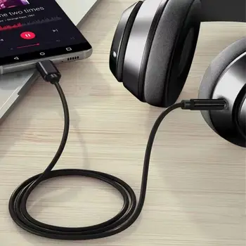 Спомагателни аудио кабелни високоговорители USB аудио линия Aux Clear Sound Quality Адаптер за слушалки Потребителска електроника Най-продаван кабел