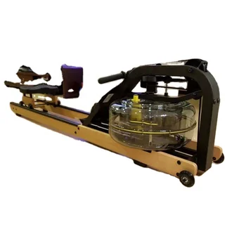 Търговски Фитнес уреди/Фитнес уреди Ash LB-E19 серия S4 монитор Вътрешно кардио дървена рамка Машина за водно гребане