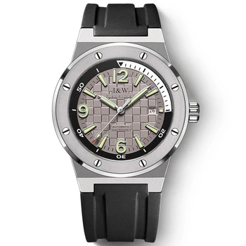 Швейцария I &W Sports мъжки автоматичен луксозен механичен часовник за мъже сапфир водоустойчив мъжки часовник relógio masculino